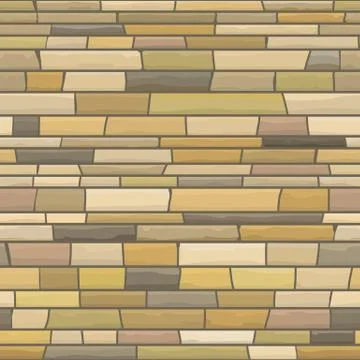 Seamless texture of stonewall Stock Illustration