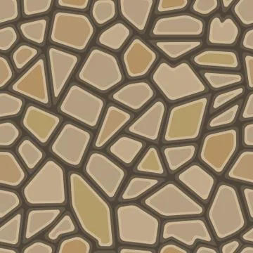 Seamless texture of stonewall Stock Illustration