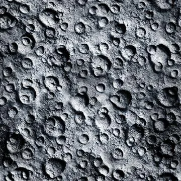 Seamless Texture surface of the moon high-resolution Stock Illustration