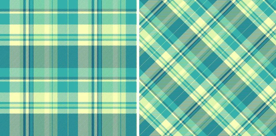 Seamless texture textile of pattern fabric plaid with a background vector c.. 스톡 일러스트