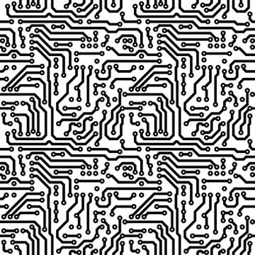 Seamless texture - theme electrical Stock Illustration