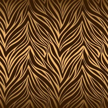 Seamless texture of tiger skin Stock Illustration