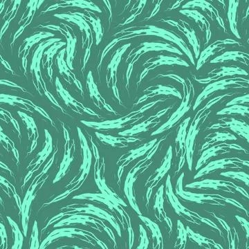 Seamless texture on a turquoise background of Aqua Menthe torn arches. A pattern Stock Illustration