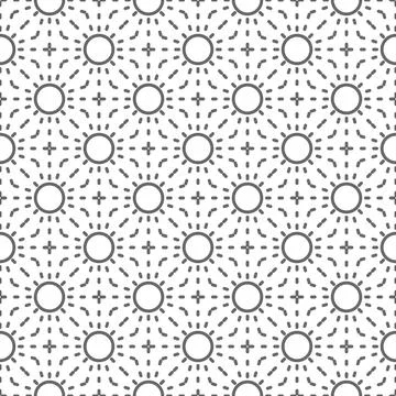 Seamless texture. Vector background. Retro. Black. Stock Illustration