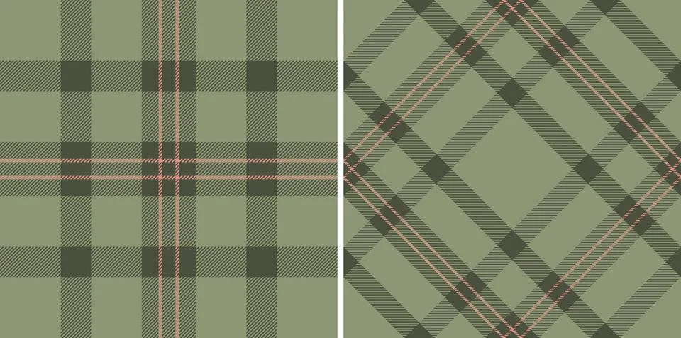 Seamless texture vector of textile tartan plaid with a check fabric pattern.. Stockillustratie