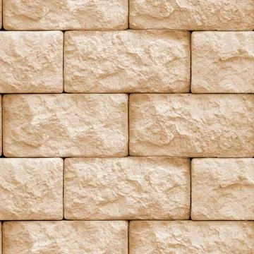 Seamless texture of wall stone blocks Stock Photos