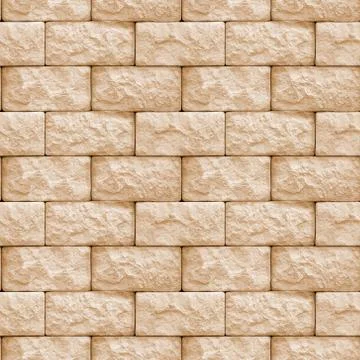 Seamless texture of wall stone blocks Stock Photos