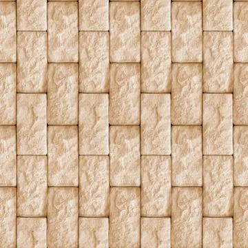 Seamless texture of wall stone blocks Stock Photos