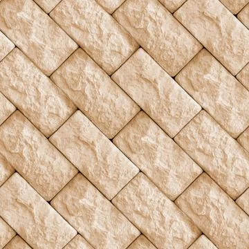 Seamless texture of wall stone blocks Stock Photos