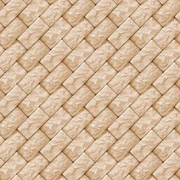Seamless texture of wall stone blocks Stock Photos
