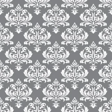 Seamless texture wallpapers in the style of Baroque . Can be used for Stock Illustration