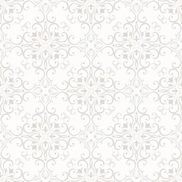 Seamless texture wallpapers in the style of Baroque . Can be used for Stock Illustration