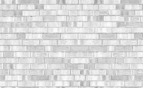 Seamless texture White Brick. Stock Photos