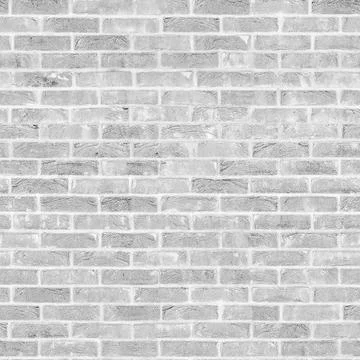 Seamless texture White Brick. Stock Photos