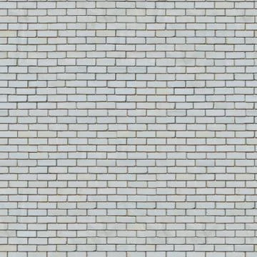 Seamless Texture of White Brick Wall. Illustrazione stock