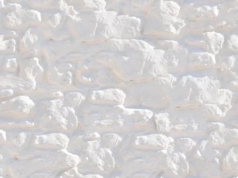 Seamless texture of white stone wall Stock Photos