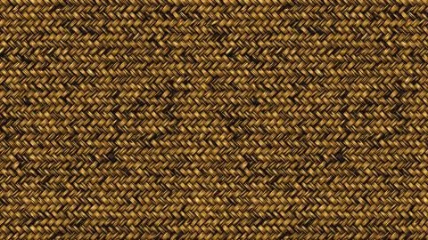 Seamless texture of woven rattan Illustrazione stock