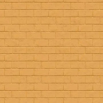 Seamless Texture of Yellow Brick Wall. 스톡 사진