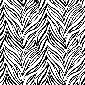 Seamless texture of zebra skin 스톡 일러스트