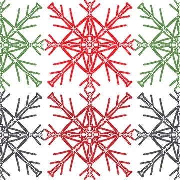 Seamless textured lace pattern in doodle style, hand drawn vector illustratio Stock Illustration