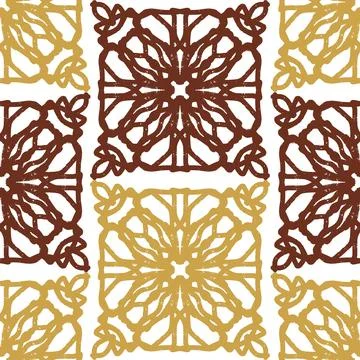 Seamless textured lace pattern in doodle style, hand drawn vector illustratio 스톡 일러스트