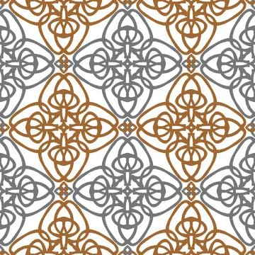 Seamless textured lace pattern in doodle style, hand drawn vector illustratio Stock Illustration