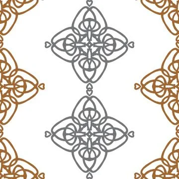 Seamless textured lace pattern in doodle style, hand drawn vector illustratio Stockillustratie