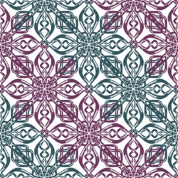 Seamless textured lace pattern in doodle style, hand drawn vector illustratio Stockillustratie