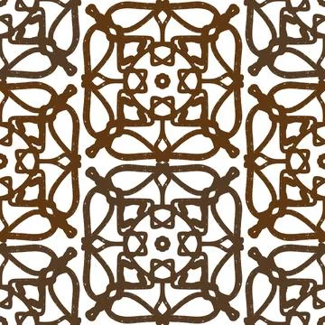 Seamless textured lace pattern in doodle style, hand drawn vector illustratio Illustrazione stock