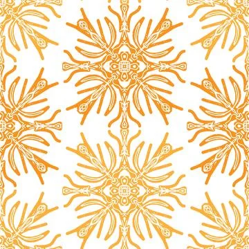 Seamless textured lace pattern in doodle style, hand drawn vector illustratio Stock Illustration