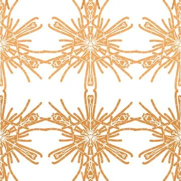 Seamless textured lace pattern in doodle style, hand drawn vector illustratio Stockillustratie