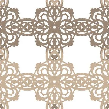 Seamless textured lace pattern in doodle style, hand drawn vector illustratio Illustrazione stock