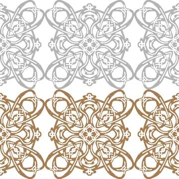 Seamless textured lace pattern in doodle style, hand drawn vector illustratio Illustrazione stock