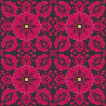 Seamless Textured Ornamental Pattern Vector  Abstract Decorative Background,  Stock Illustration