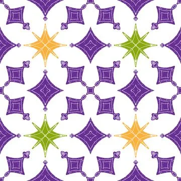 Seamless Textured Ornamental Pattern Vector  Abstract Decorative Background,  Stock Illustration
