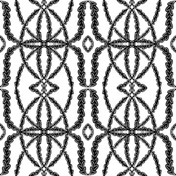 Seamless Textured Ornamental Pattern Vector  Abstract Decorative Background,  Stock Illustration