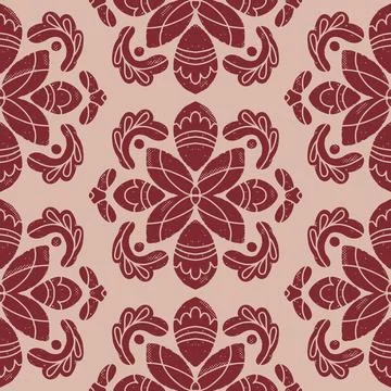 Seamless Textured Ornamental Pattern Vector  Abstract Decorative Background,  Illustrazione stock