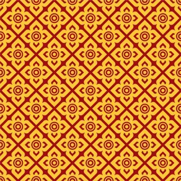 Seamless thai pattern Stock Illustration