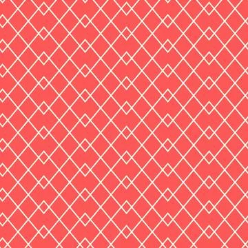 Seamless thin line intersection pattern. Stock Illustration