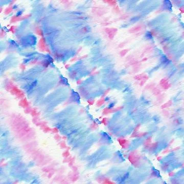 Seamless Tie and Dye Texture. Ethnic Abstract. Bohemian Geo Prints. Blue Hipp Stock Illustration