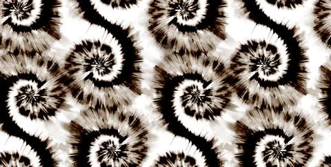 Seamless tie dye pattern. Stock Illustration