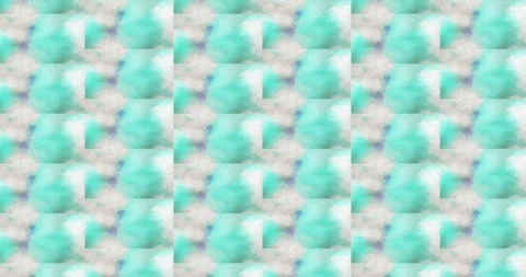 Seamless Tie-Dye Pattern in Light Teal and Gray Stock Footage 309866257