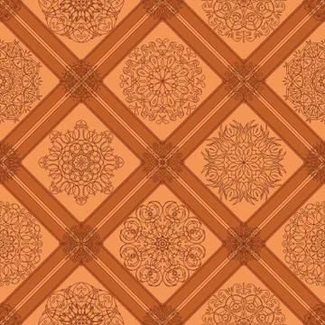 Seamless tile abstract pattern 库存插图