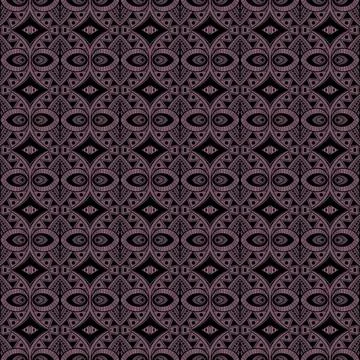 Seamless Tile Pattern, Complex Ornament Illustrazione stock