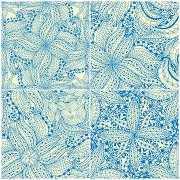 Seamless tile pattern. Illustrazione stock