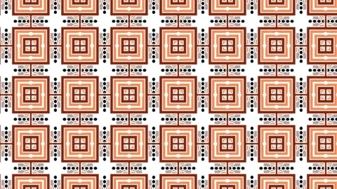 Seamless tile pattern illustration with squares animation sliding on from Stock Footage 201844434