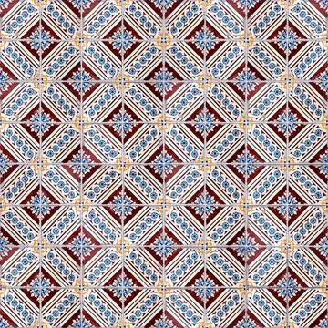 Seamless tile pattern Seamless tile pattern of ancient ceramic tiles. Copy... Stock Photos