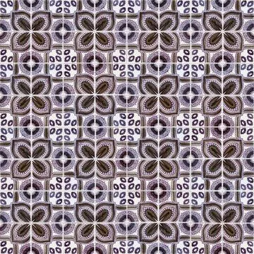 Seamless tile pattern Seamless tile pattern of ancient ceramic tiles. Copy... Stock Photos