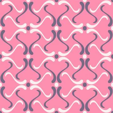 Seamless tile pattern in traditional style. Simple abstract spiral shapes. Illustrazione stock