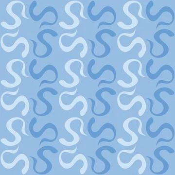 Seamless tile pattern in traditional style. Simple abstract spiral shapes. Fl Illustrazione stock